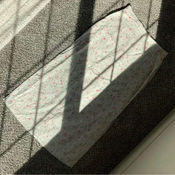 Vintage Y2K Christopher & Banks Cottage Floral Maxi Skirt Size 10 - Picture 4 of 8